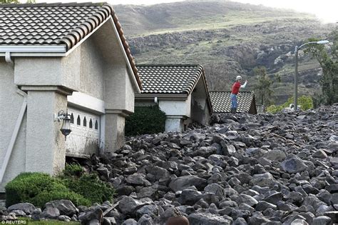 Husband And Wife Rescued From Floods After Mudslides On West Coast Daily Mail Online