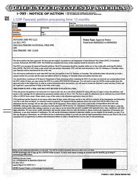 I 129F Fiance E Or Spouse And Or Dependent Children Processing Times