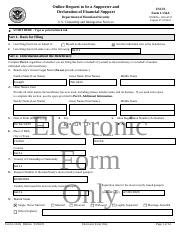 I 134A Form Online Request To Be A Supporter And Declaration Of