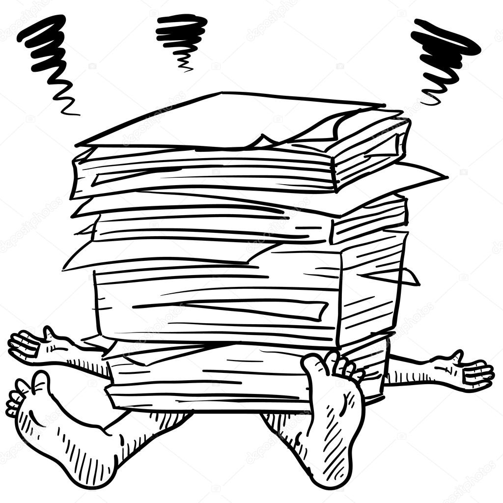 I Hate Paper Work Stock Image Image Of Paperwork Stress 43094609