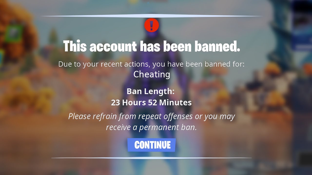 I Tested Every Way To Get Banned In Chapter 4 Youtube