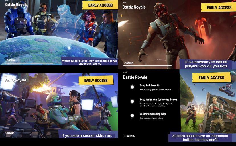 I Thought The Loading Screen Tips Needed An Update R Fortnitebattleroyale