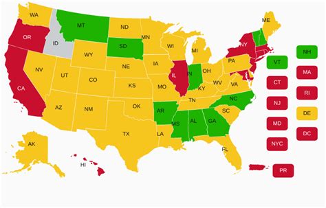 Idaho Concealed Carry Gun Laws Ccw Reciprocity Map Uscca 2021 05 17