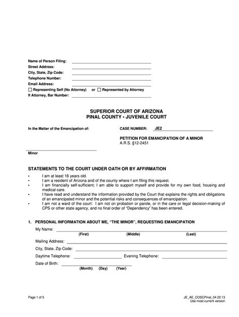 Idaho Emancipation Paperwork Fill Out Amp Sign Online Dochub