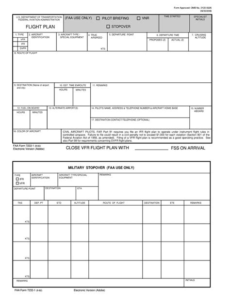 Ifr Flight Plan Form Fill Online Printable Fillable Blank Pdffiller