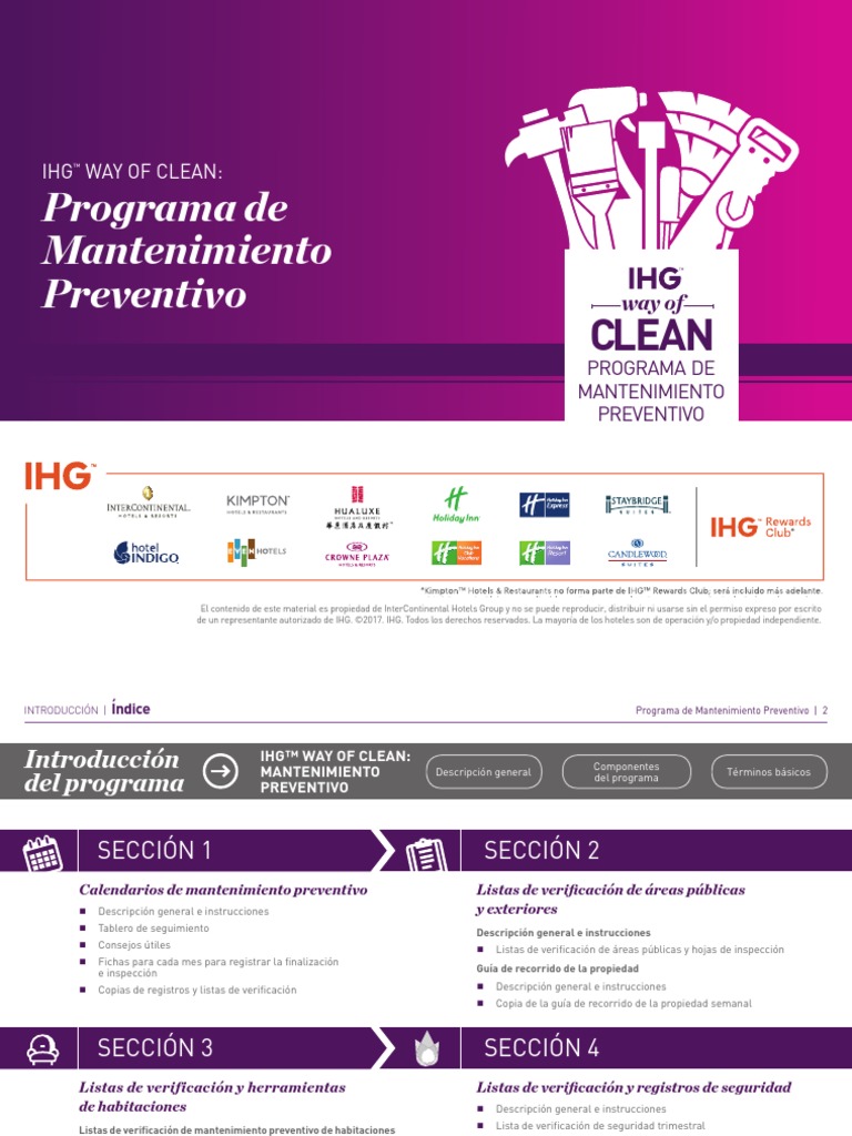 Ihg Way Of Clean 5 S Deep Clean Program