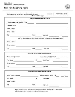 Illinois New Hire Paperwork 2023 Complete With Ease Airslate Signnow