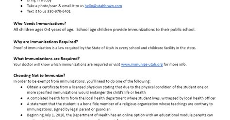 Immunization Needed For Daycare Registration Google Docs