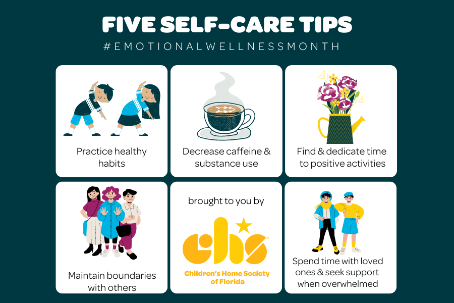 Important Self Care Tips Emotional Wellness Month Children S Home