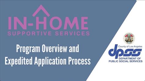 In Home Supportive Services Ihss Program Overview And Expedited