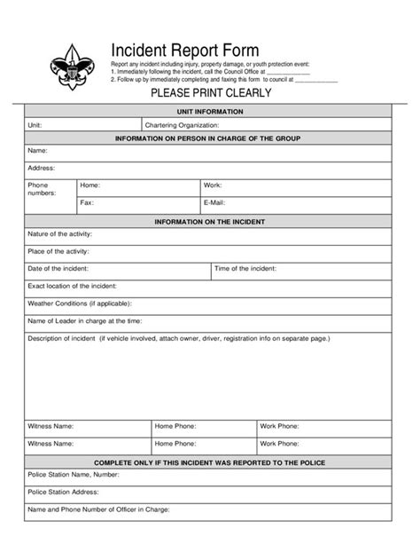 Incident Report Template Uk Awesome Police Report Narrative Format