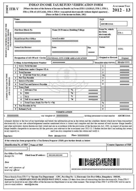 Income Tax E Filing Form Download Osekits