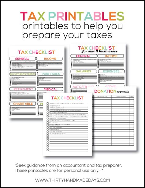 Income Tax Prep Checklist Free Printable Checklist Tax Prep