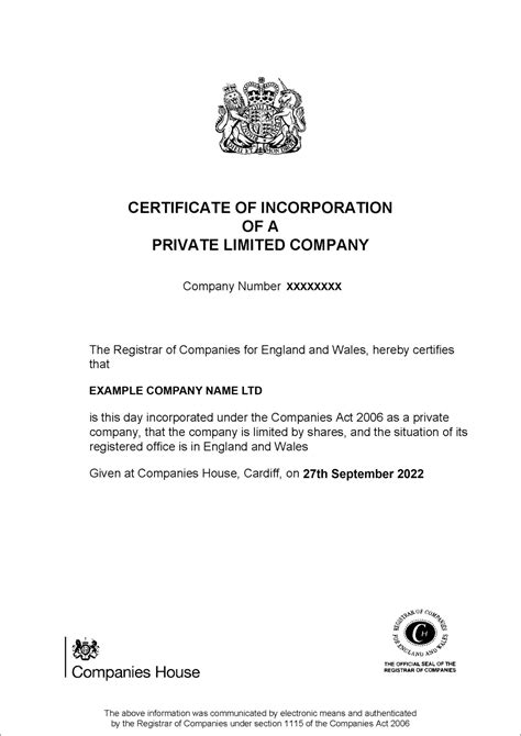 Incorporation Documents