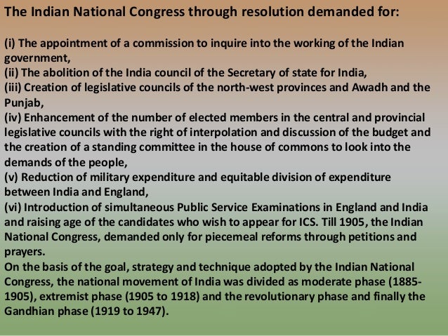 Indian National Congress History Foundation Objective And Feature