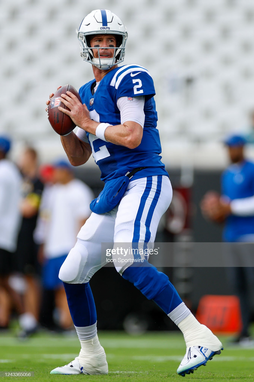 Indianapolis Colts Quarterback Matt Ryan Throws Directly To Denver Broncos Safety Caden Sterns