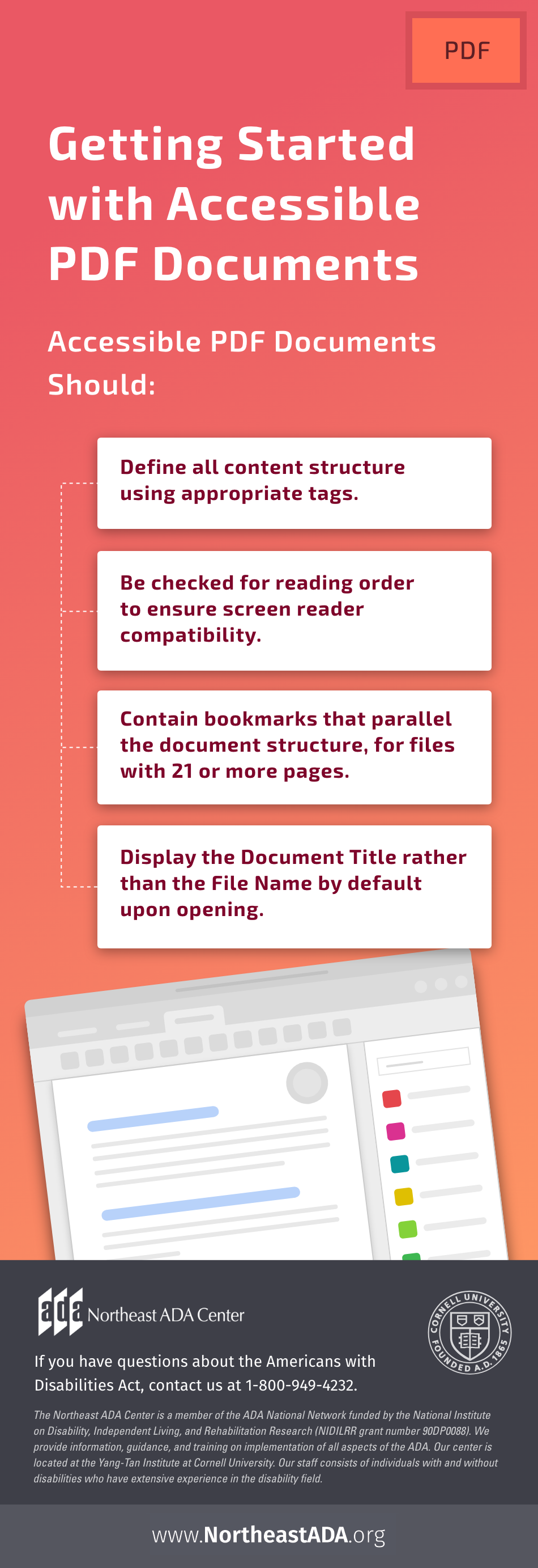 Infographic Getting Started With Accessible Pdf Documents The