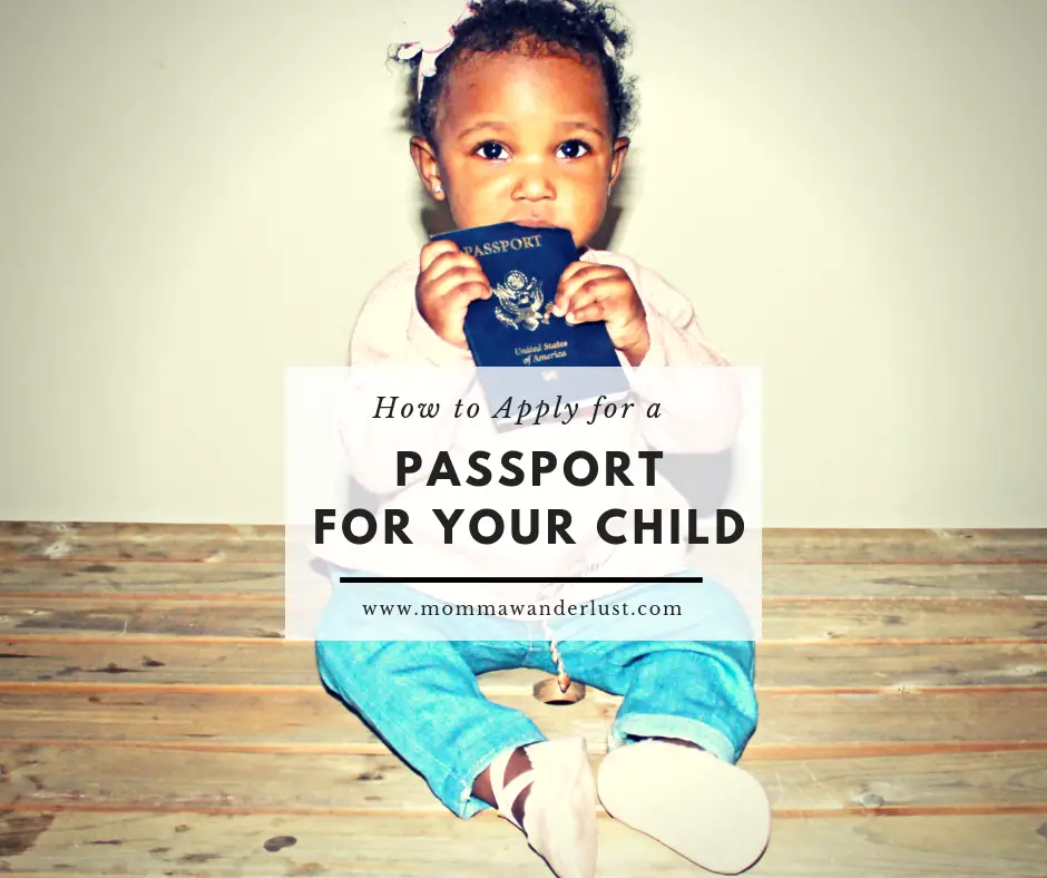 Infographic Showing The Steps To Get A Passport For Your Child Apply For Passport Passports