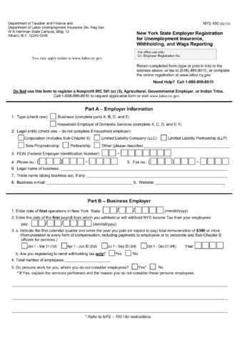 Instructions For Completing This Form Nebraska Unemployment Insurance Printable Pdf Download