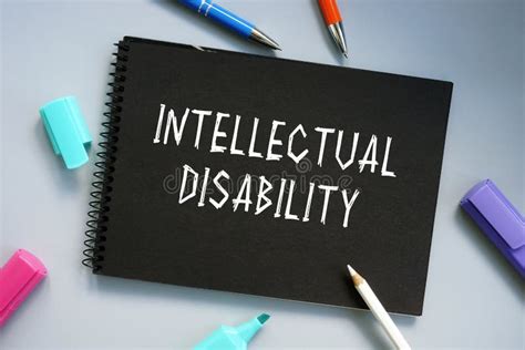 Intellectual Disability Sign On The Page Stock Photo Image Of Attestation School 232127058