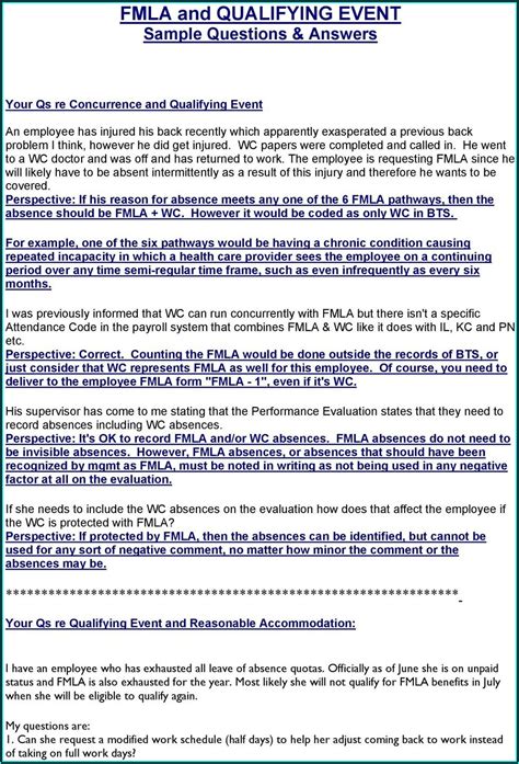 Intermittent Fmla Paperwork Form Resume Examples Moyokkbyzb