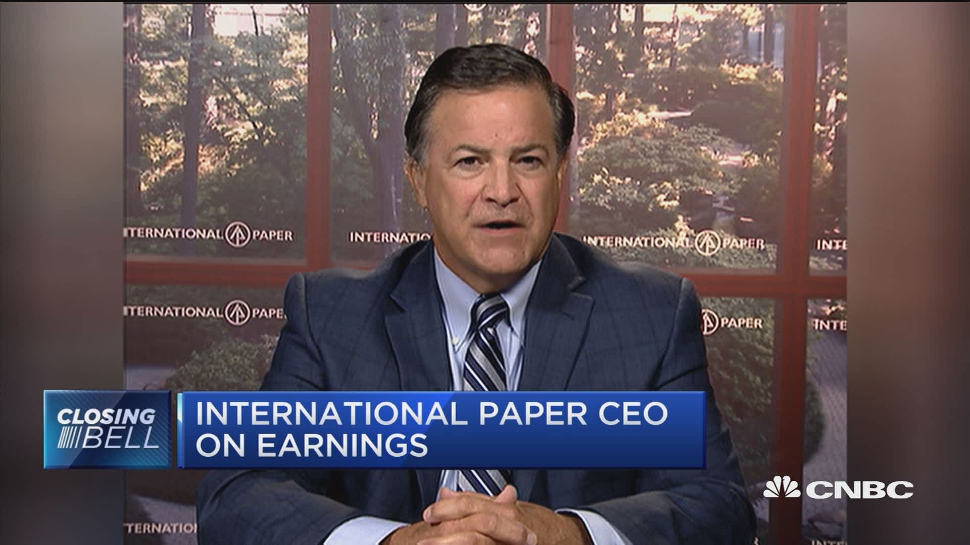 International Paper Ceo Secondary Trade Impact Big Issue For Us