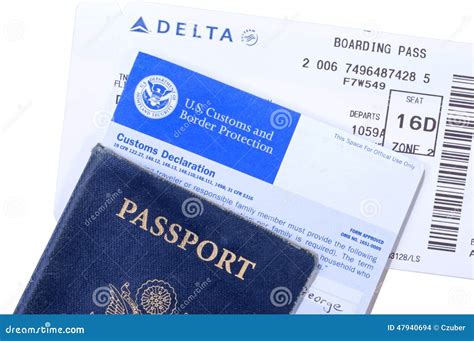 International Travel Documents Editorial Stock Image Image 47940694