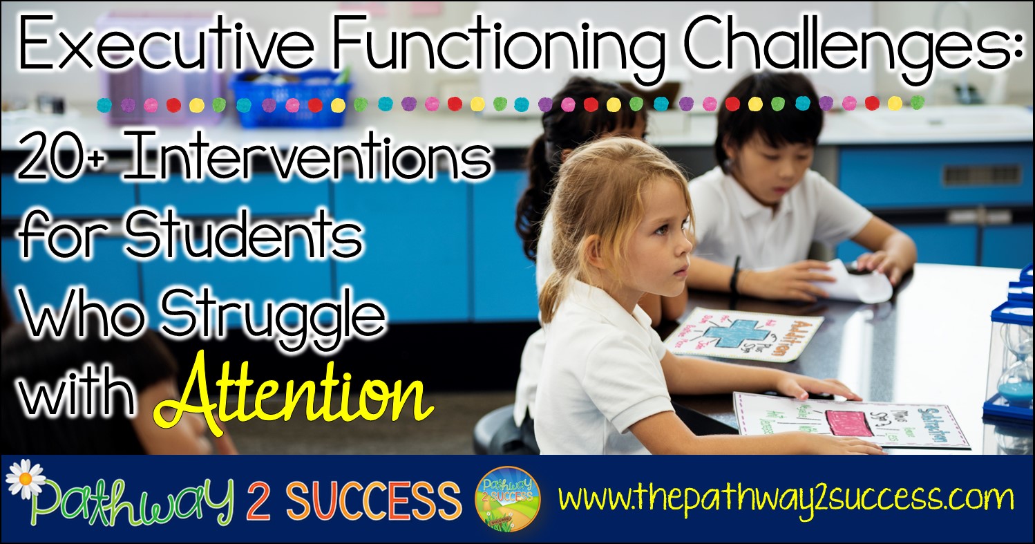 Interventions For Executive Functioning Challenges Attention Social