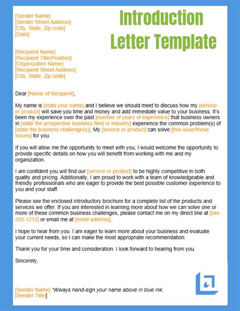 Introductory Letter Doc Template Pdffiller