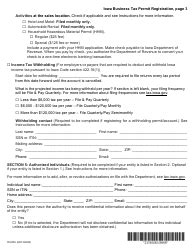 Iowa Department Of Revenue Iowa Business Tax Permit Registration