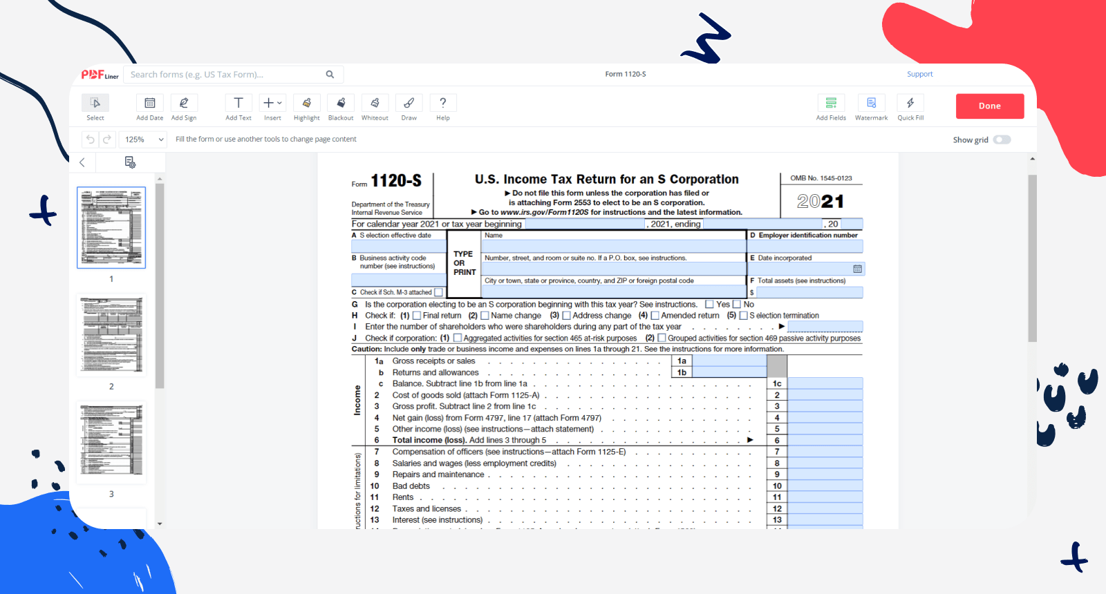 Irs 1120 2021 2022 Fill And Sign Printable Template Online Us Legal