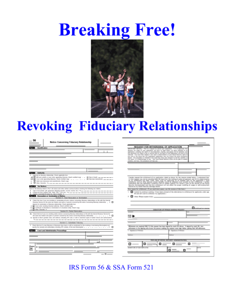 Irs Form 56 A Guide To Irs Fiduciary Relationships