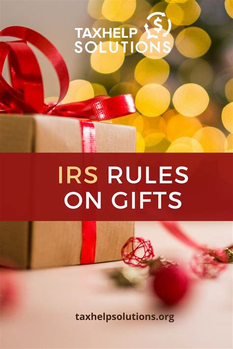 Irs Gift Tax 8 Irs Rules On Gifts You Need To Know Tax Relief Center