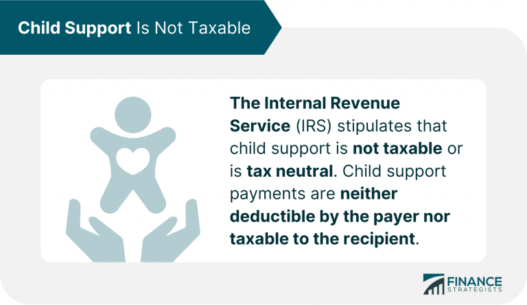 Is Child Support Taxable Or Tax Deductible