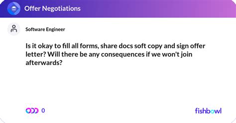 Is It Okay To Fill All Forms Share Docs Soft Copy Fishbowl