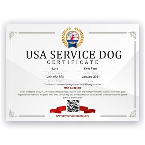 Service Dog Paperwork Requirements