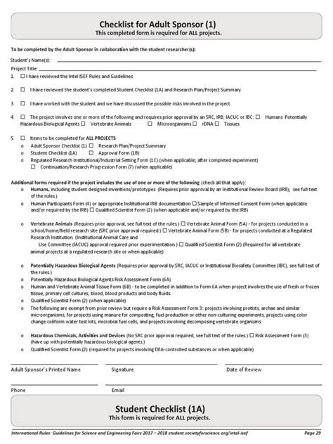 Isef Forms Copy3 Pdf Institutional Review Board Informed Consent