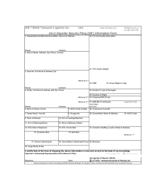 Isf Template Edit Share Airslate Signnow