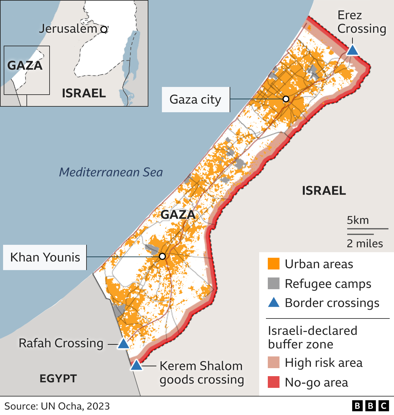 Israel S Borders Explained In Maps Bbc News