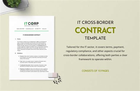 It Cross Border Contract Template In Word Pdf Google Docs Download Template Net