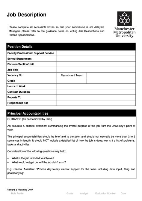 It Job Description Template Writing An Effective It Job Description Rwa