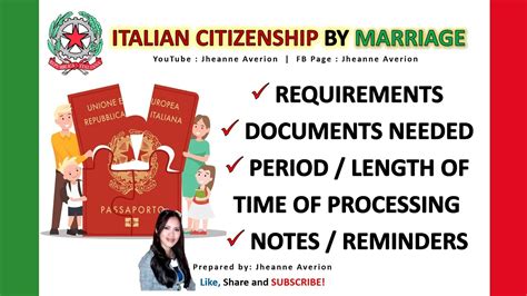 Italian Citizenship Requirements Synonym