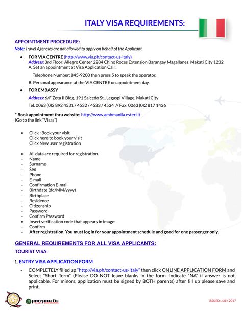 Italy Tourist Visa Application Form 2024 Lora Bendite