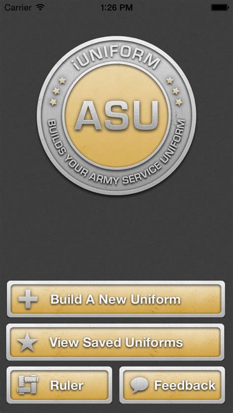 Iuniform Asu App Home