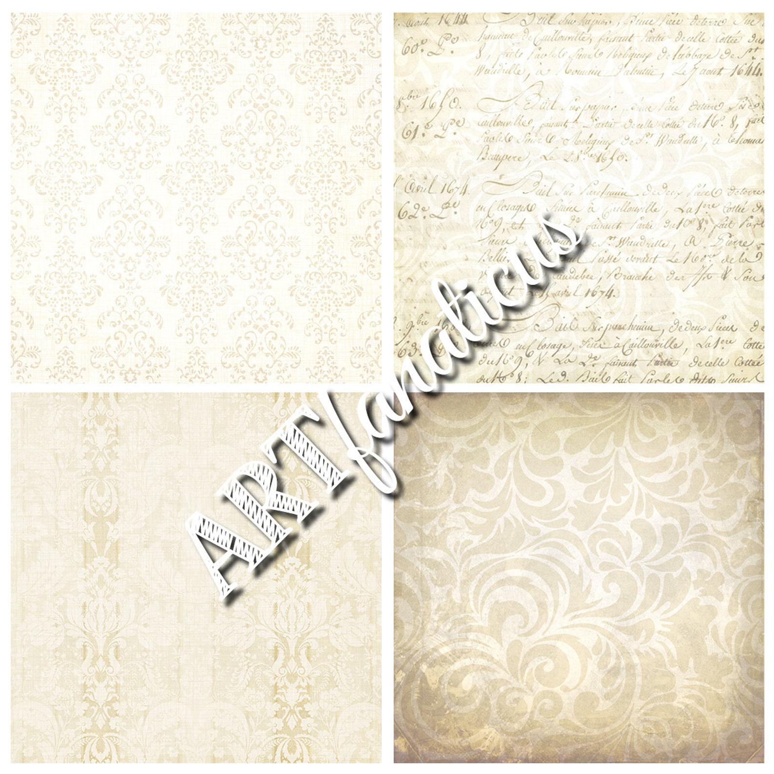 Ivory Wedding Papers Ivory Wedding Elegant Ivory Etsy