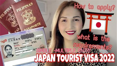 Japan Tourist Visa Requirements For Filipino Multiple Entry Youtube