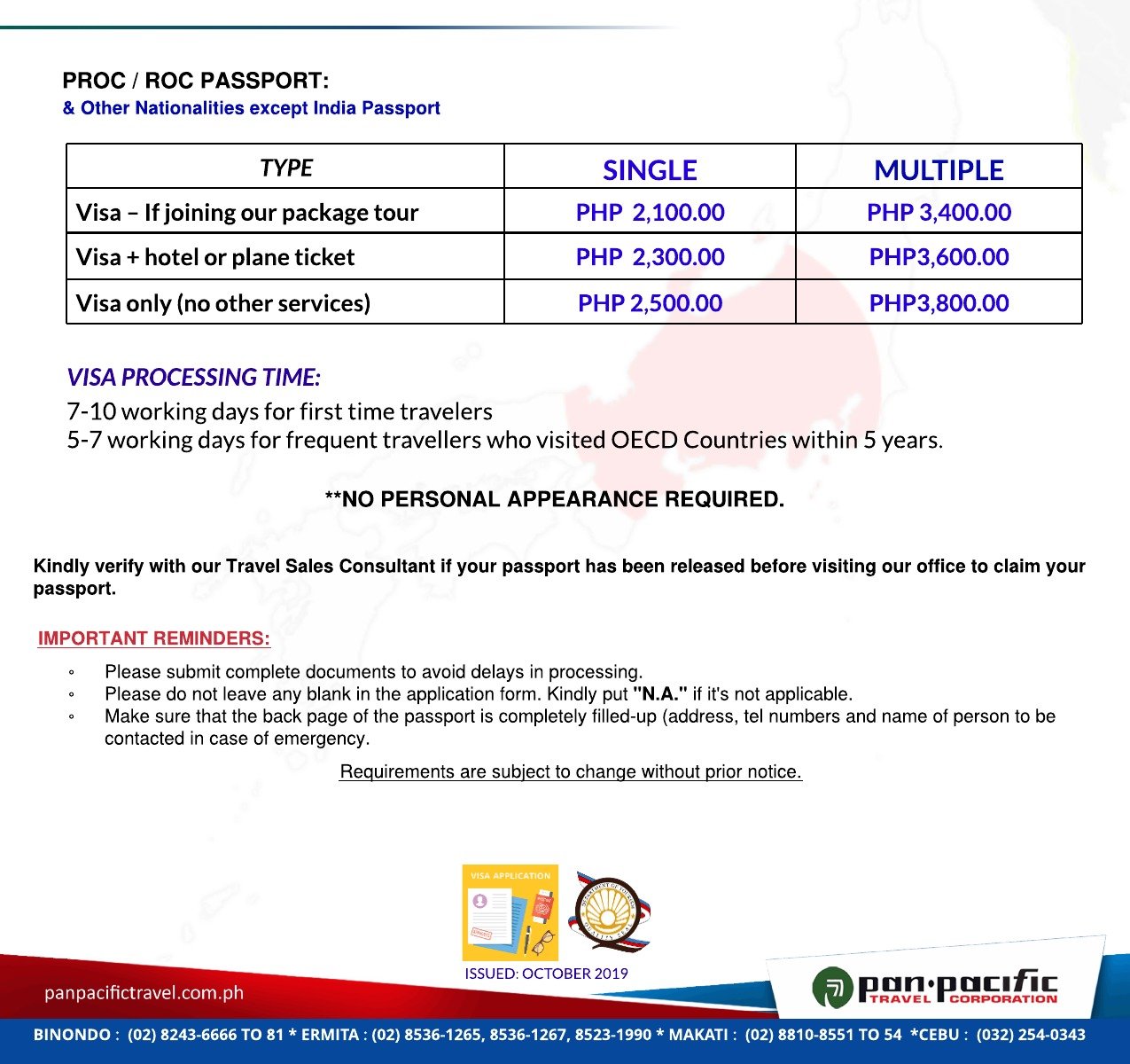 Japan Visa Pan Pacific Travel