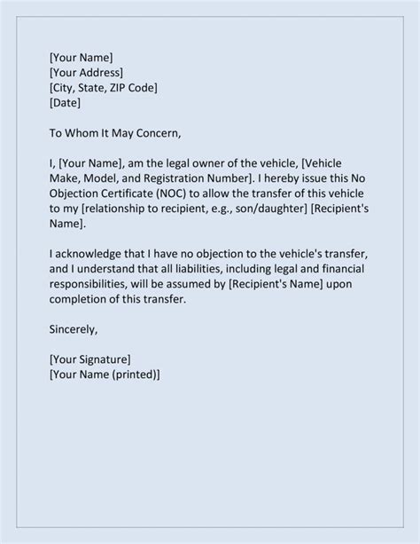 Jpj Vehicle Ownership Transfer Form Noc Letter For Vehicle Transfer