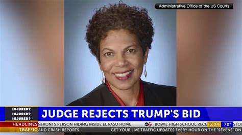 Judge Chutkan Denies Trump S Request To Recuse Herself In Federal Election Subversion Case