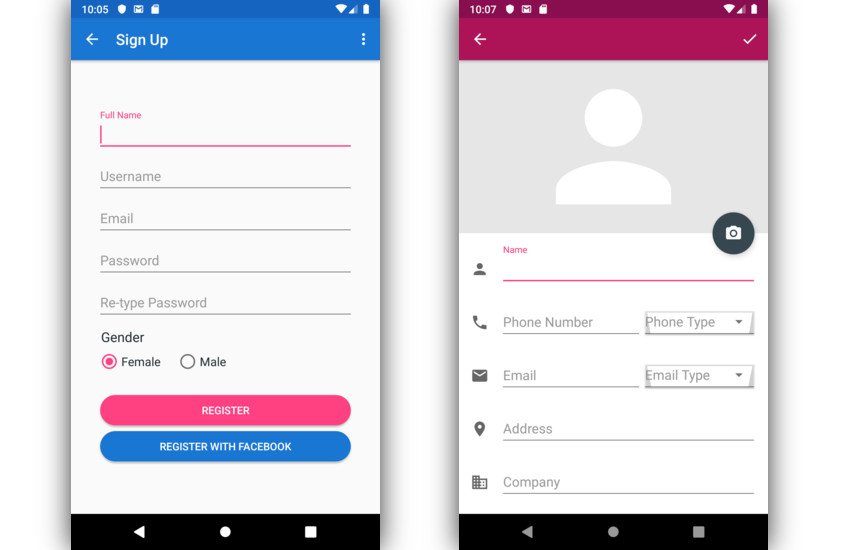 Jump Start Your Android App Ui With A Material Design Template